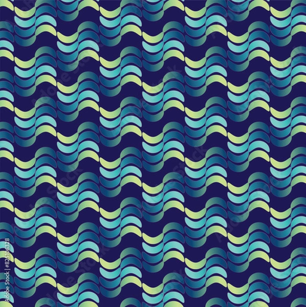 Fototapeta seamless pattern with waves, seamless pattern with shapes, seamless pattern, pattern
