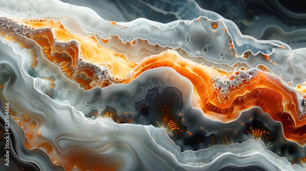 Obraz Abstract Organic Liquid Forms