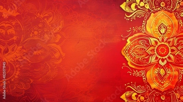 Obraz hindu ancient design banner background