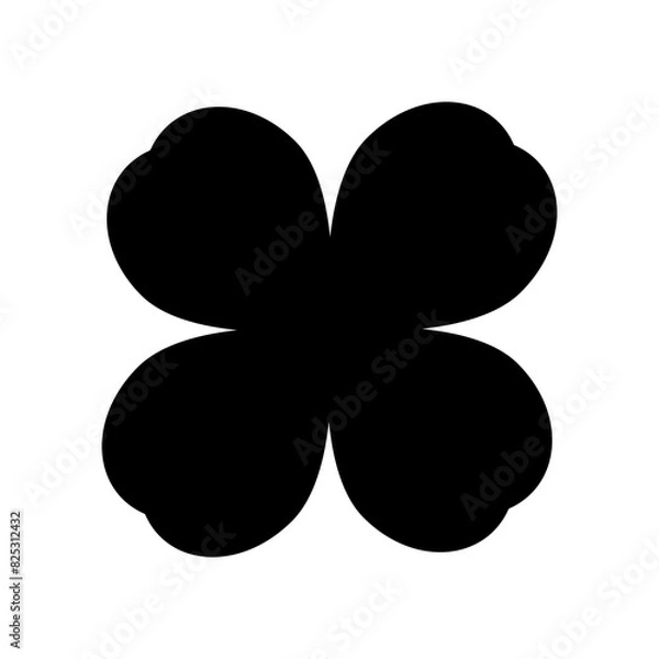 Obraz Four leaf clover icon