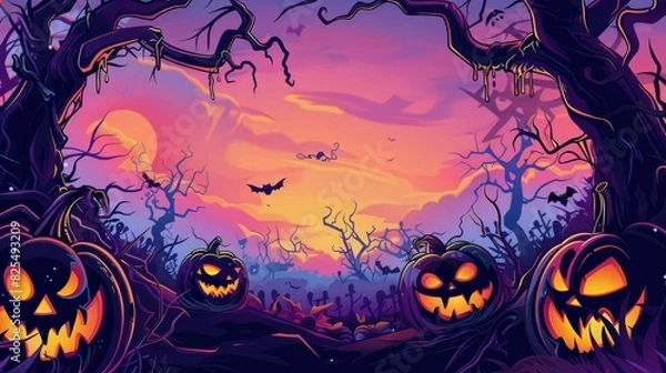 Fototapeta Illustration cards blank template for text of National Hugging Day