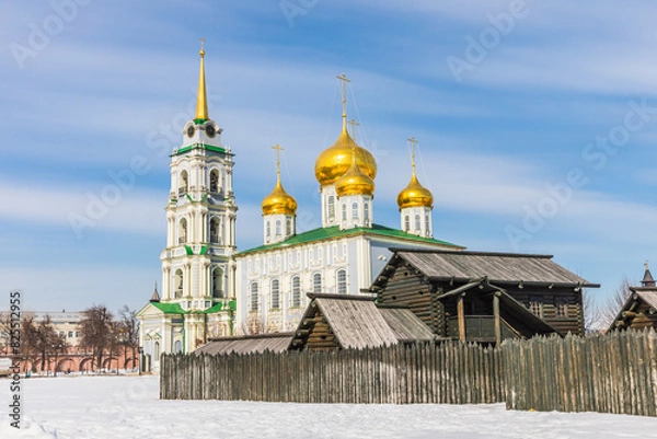 Obraz Assumption Cathedral in the Tula Kremlin, a monument of defense architecture. Tula, Russia
