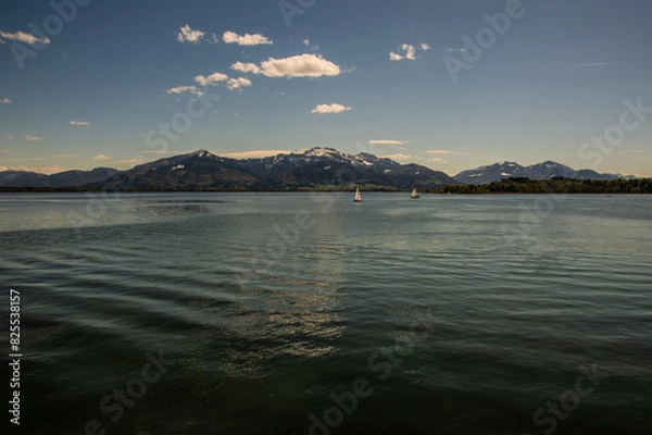 Obraz Impressionen vom Chiemsee im Hintergrund die Kampenwand