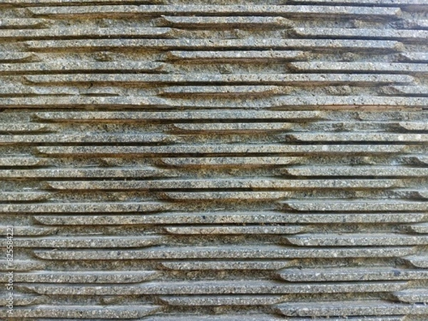 Fototapeta Stone wall texture with even stripes and blocks, for architectural, interior design, decoration, home, property, hospitality, etc.