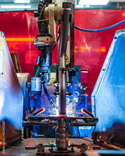 Obraz Robot soldando