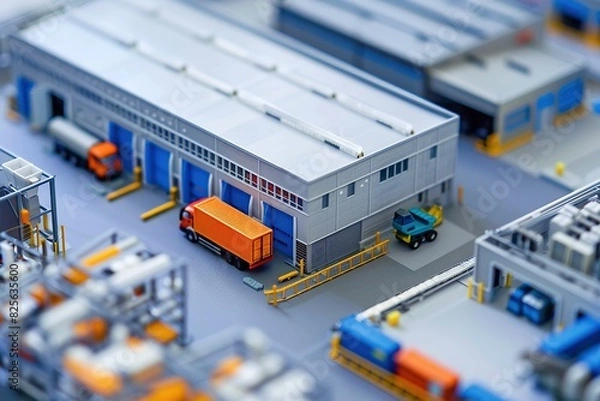Obraz Miniature warehouse
