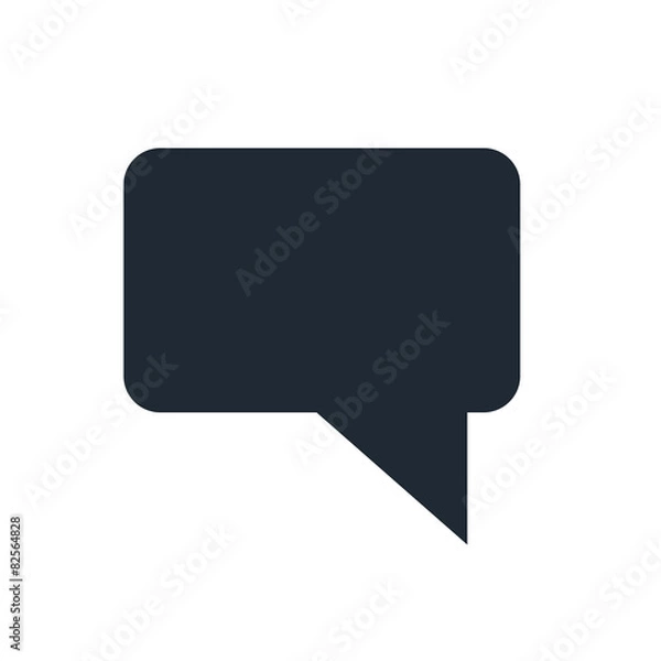 Fototapeta chat icon