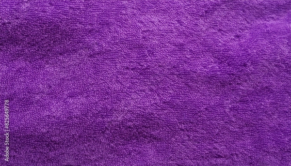 Obraz Fluffy purple towel texture