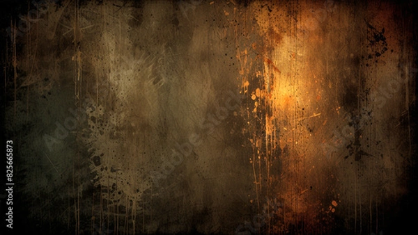 Obraz Grunge background featuring burnt edges and charred textures