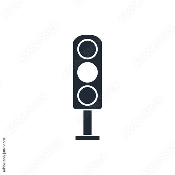Fototapeta icon traffic light
