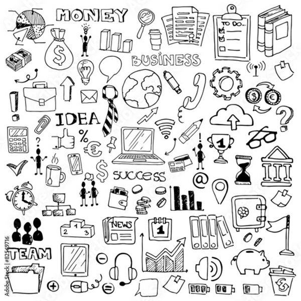 Fototapeta Linear icons for web or mobile.