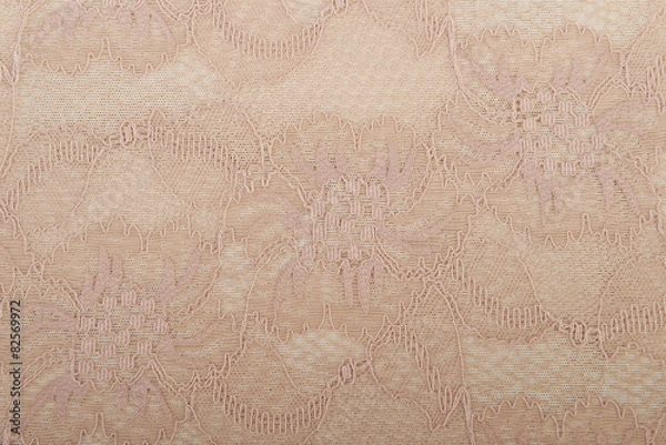 Obraz Beige cream lace background