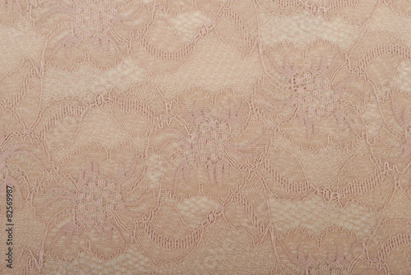 Obraz Beige cream lace background