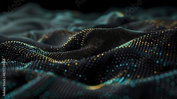 Fototapeta a sleek, modern background for a PowerPoint technology presentation,  futuristic and polished, suitable for a corporate or educational setting