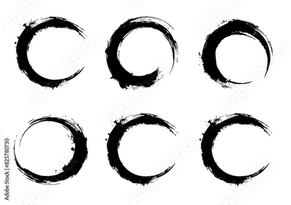 Obraz 筆書きの円