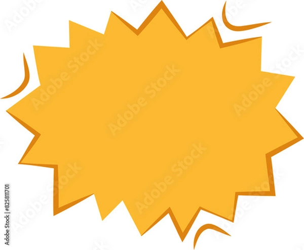 Fototapeta bubble speech massaege balloon empty chat