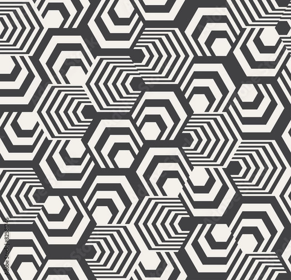Fototapeta Abstract Hexagon Pattern