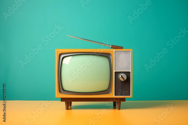 Fototapeta old tv set