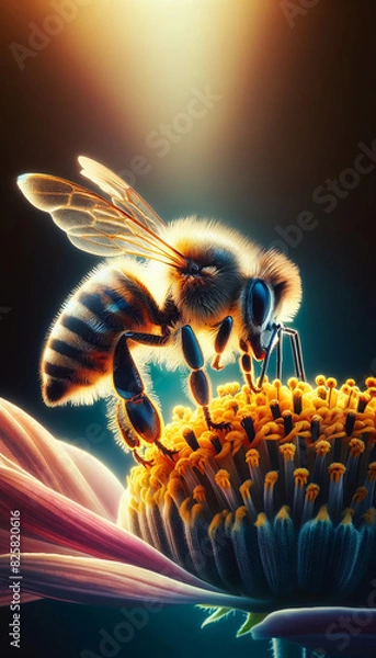 Fototapeta Bee on a Flower