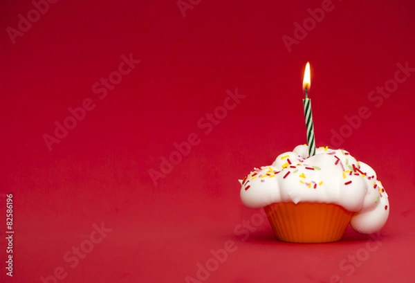 Obraz Urodzinowa babeczka