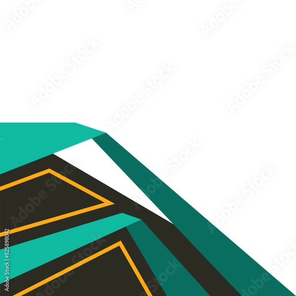 Fototapeta Modern Geometric Corner