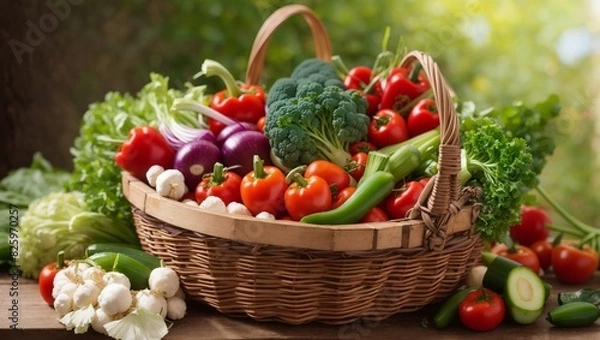 Obraz vegetables in a basket