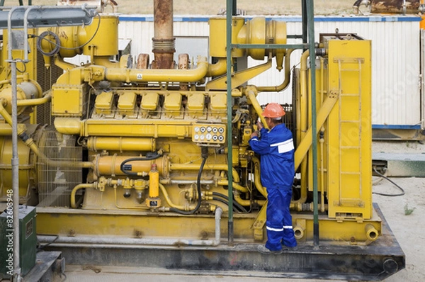 Obraz Diesel engine service