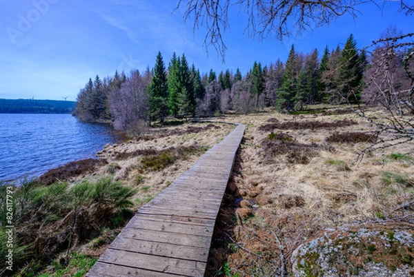 Obraz Tour du lac de Charpal