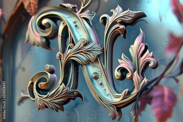 Obraz A visually captivating 3D representation.Generative AI.