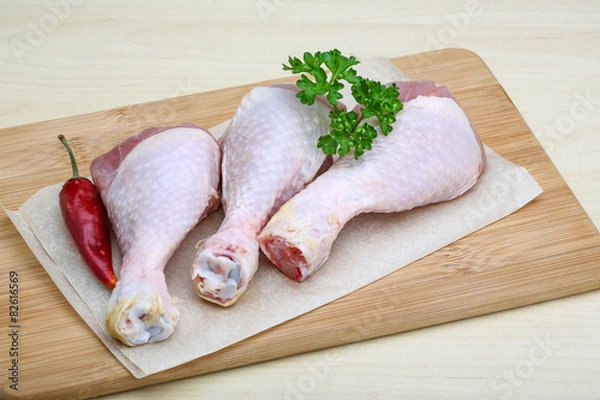 Obraz Raw chicken legs