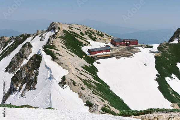 Obraz 残雪期の唐松岳