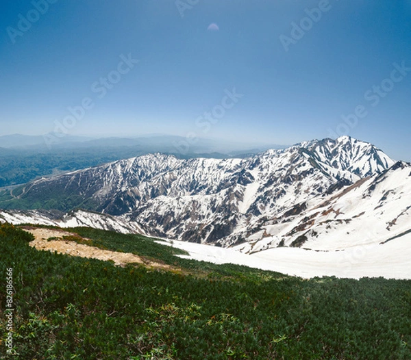 Obraz 残雪期の唐松岳