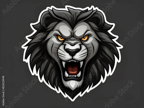 Fototapeta 3d art logo of fox face logo decor, Create a breathtaking crystal_quartz glass colorful fox on white backround