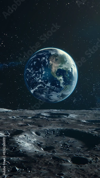 Fototapeta View of Earth from space