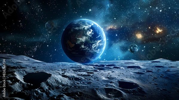 Fototapeta View of Earth from space