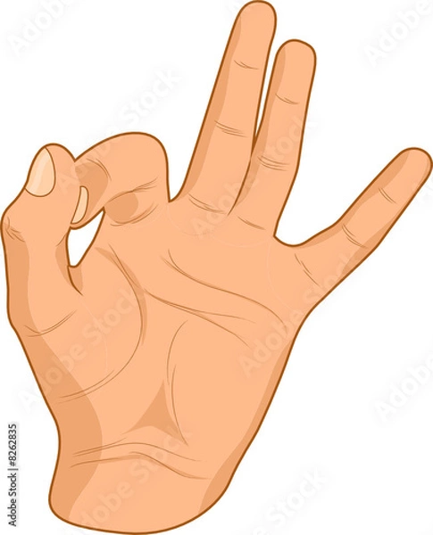 Obraz OK sign.