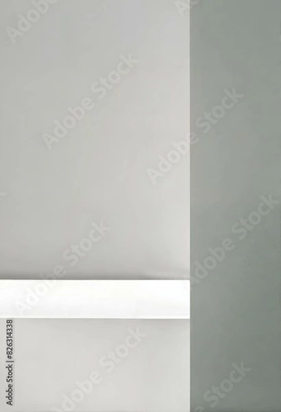 Obraz minimalism, unicolor, background, muted, simple. Generative AI.	