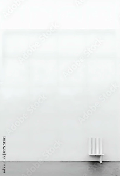 Obraz minimalism, unicolor, background, muted, simple. Generative AI.	