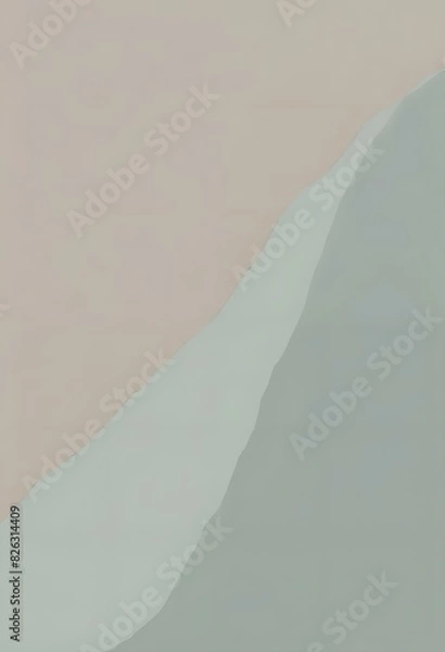 Obraz minimalism, unicolor, background, muted, simple. Generative AI.	