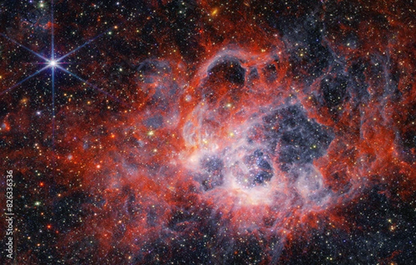 Fototapeta NGC 604 starforming nebula in the nearby Triangulum galaxy by nasa