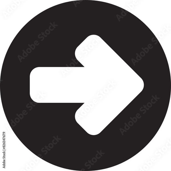 Obraz Arrow Icon Simple Button
