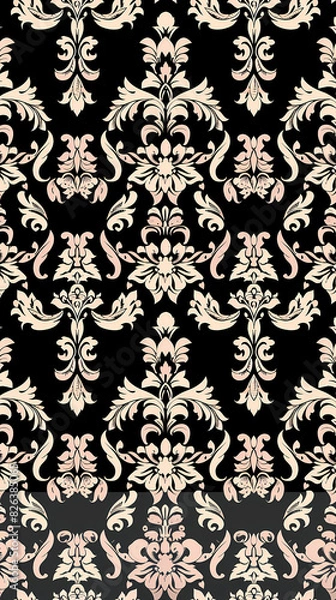 Fototapeta Damask pattern vector image