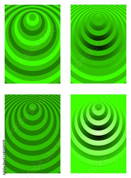 Obraz Fondo ondas verde