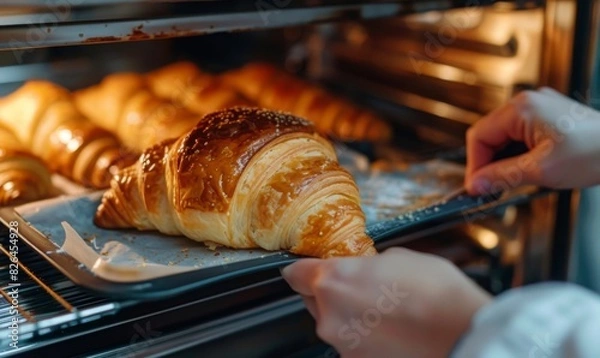 Obraz  baked croissant