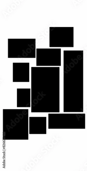 Obraz Collage Frame images Illustrations