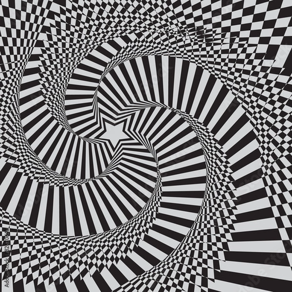 Fototapeta Abstract background with optical effect