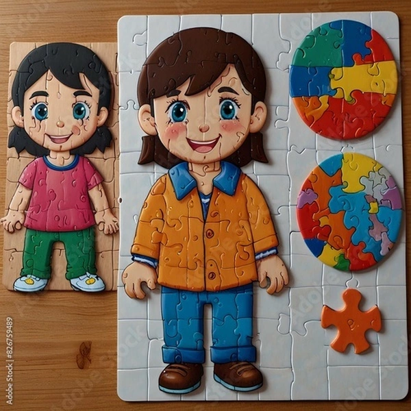 Obraz Maze for a puzzle booklet, AI, design