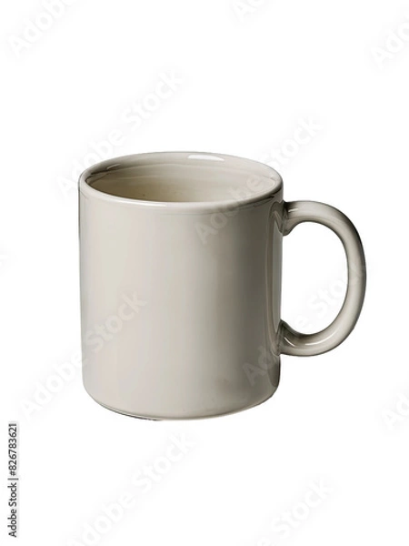 Fototapeta Isolated PNG Mug Mockup, GENERATIVE AI