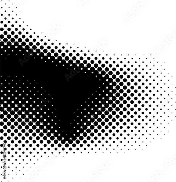 Fototapeta Halftone dots comic pattern