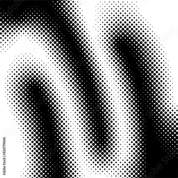 Fototapeta Halftone dots comic pattern